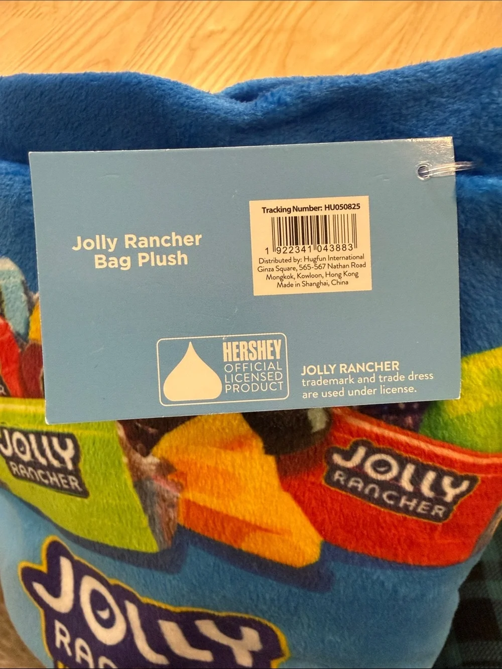 🆕Jolly Rancher Plush Candy Bag - Bright Blue